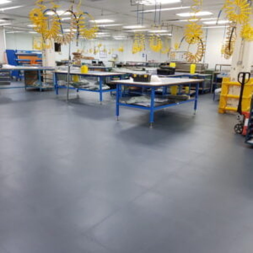 Anti static flooring tiles that protect equipment in labs and data centers
