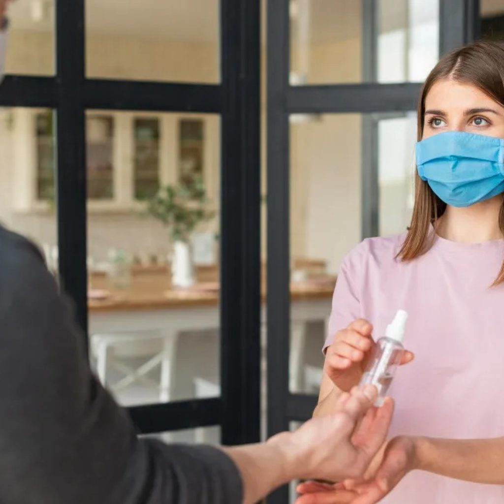 Hand Free Sanitizer Stand: Touchless, Easy Access for Any Space