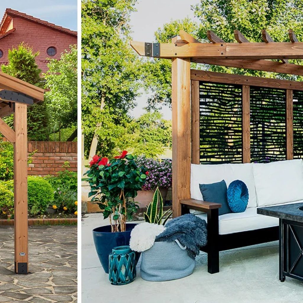 Black Pergola: Sleek Shade for Your Patio Black Pergola: Sleek Shade for Your Patio