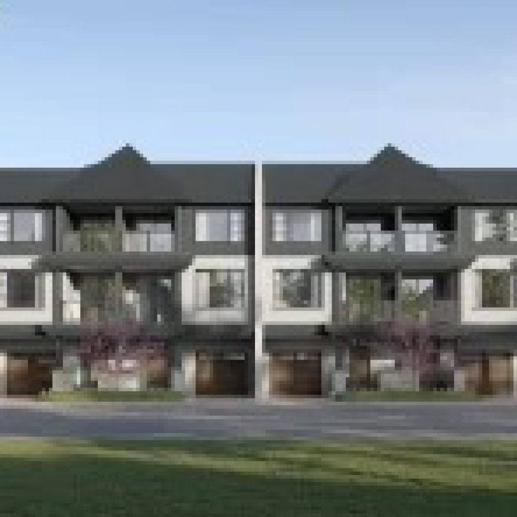 Chic Pier-Inspired Townhomes for Sale in a Serene Waterfront Setting