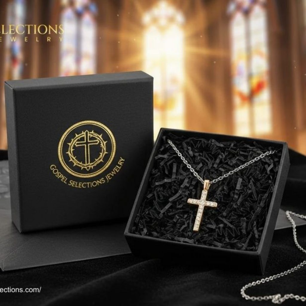 Gold Jesus Pendant | Gospelselections.com