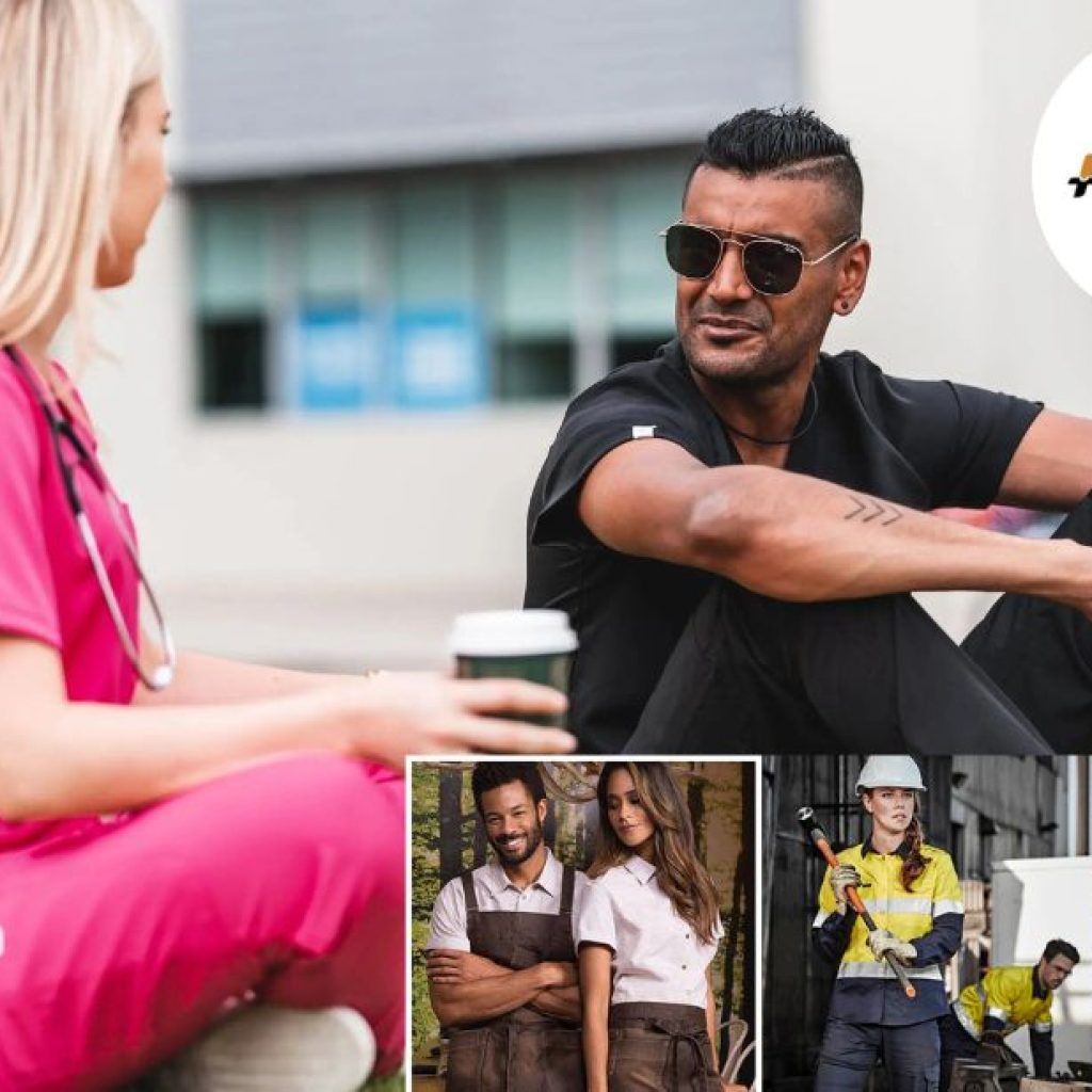 Professional beauty salon attire for Australian studios Professional beauty salon attire for Australian studios