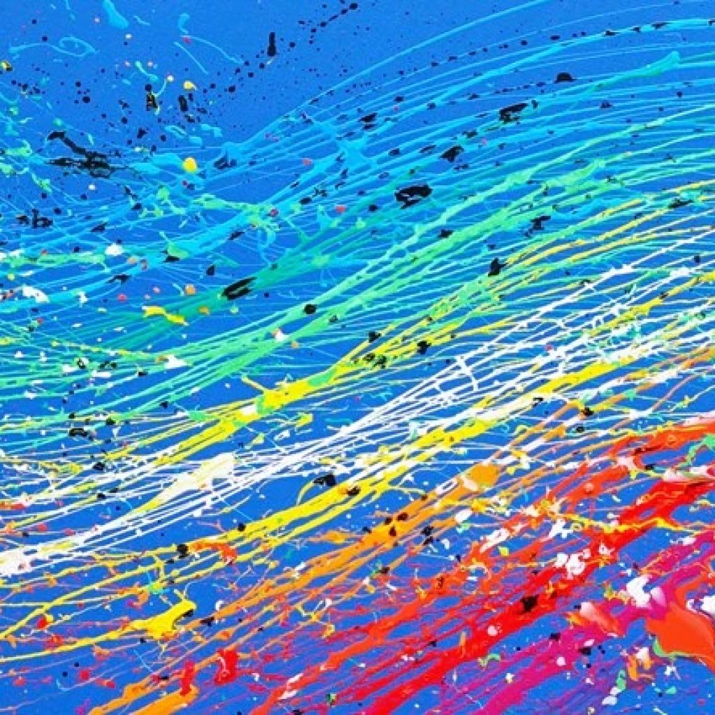 Kunst mit grünen Farben | Markhellbusch.com