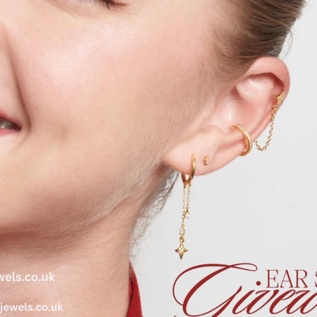 Buy Round Gold Stud Earrings Uk | LÉA Jewels
