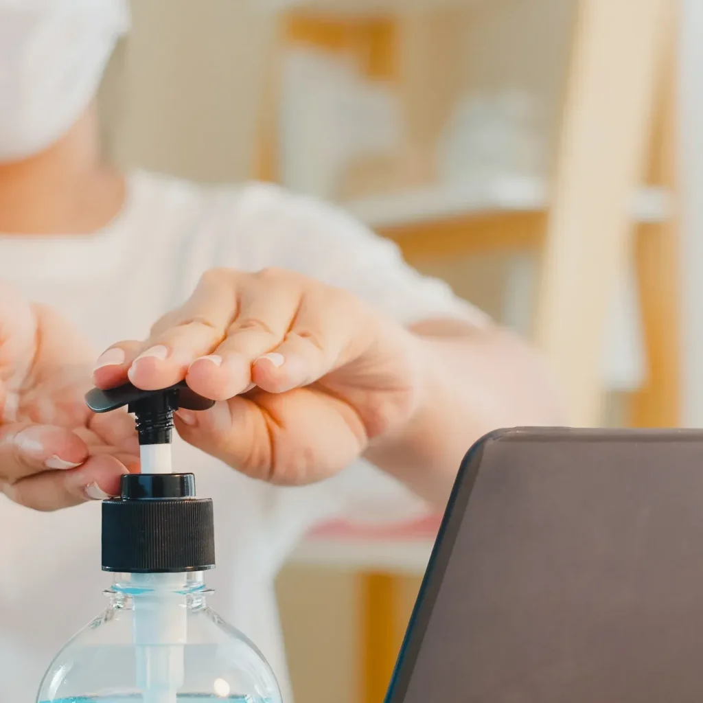 Effortless Touch-Free Sanitizer Stands for Any Space