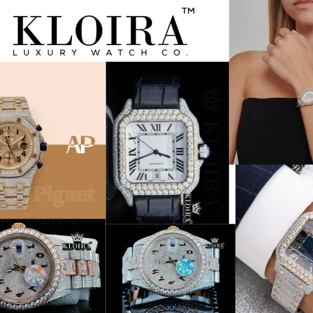 Luxury Timepieces: Moissanite-Studded Elegance for Every Moment