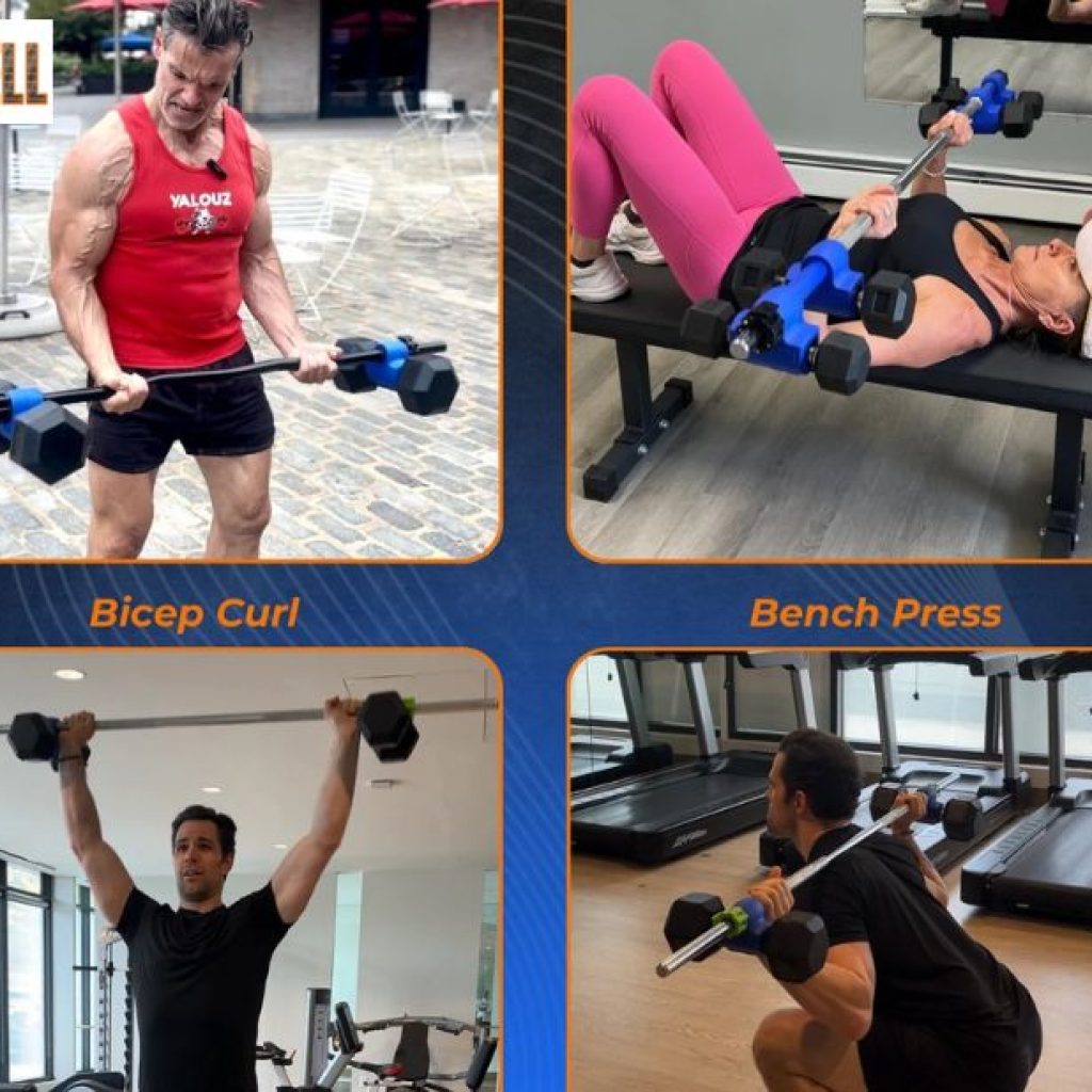 Convert Your Dumbbells to a Barbell Easily — Home Gym Essentials
