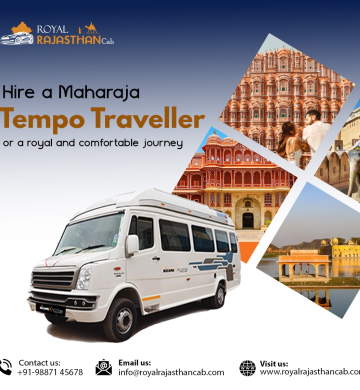 Maharaja Tempo Traveller Hire Jaipur – Royal Rajasthan Cab